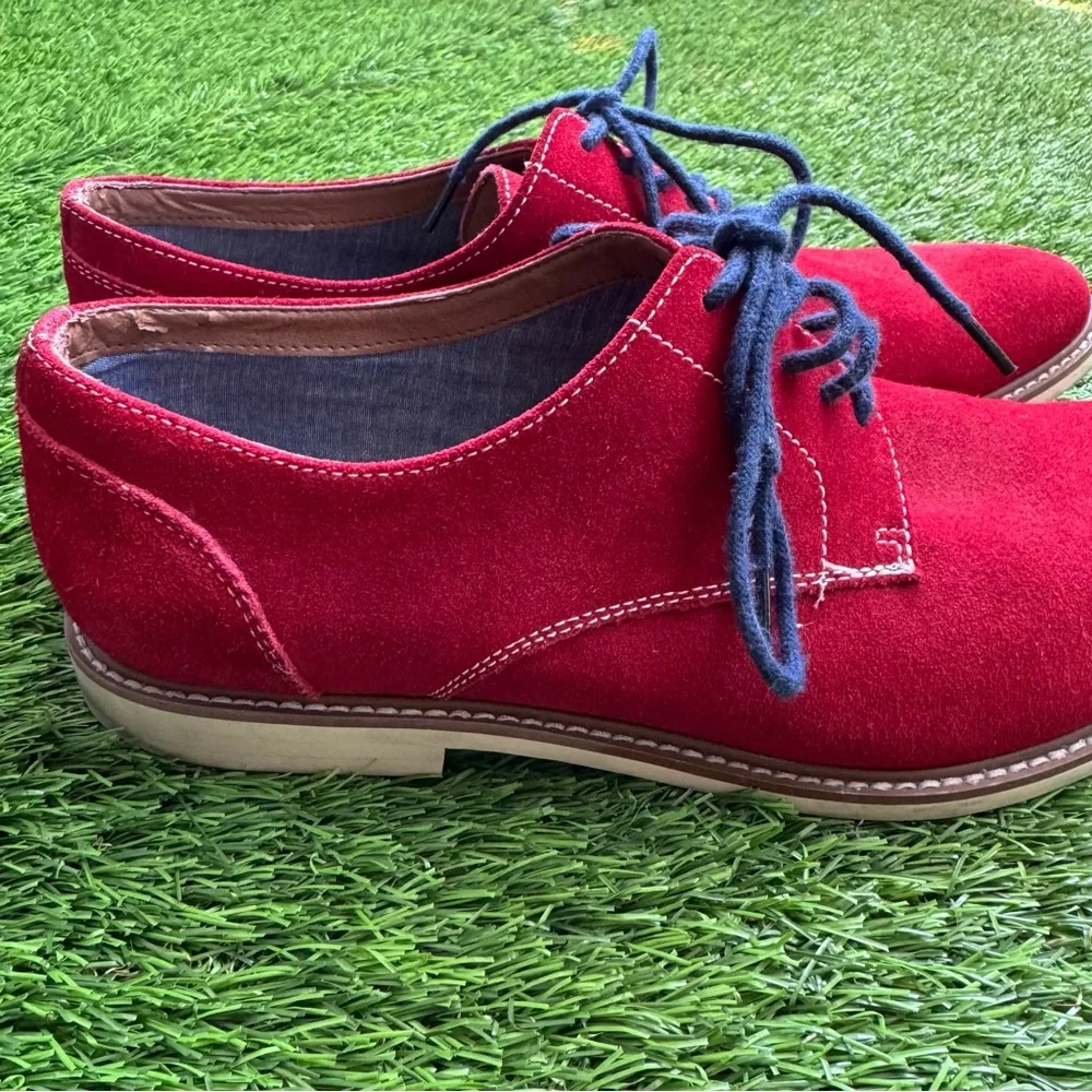 ALDO Red Suede Men’s laced Oxford Shoes